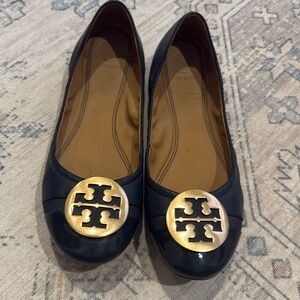Tory Burch Minnie Ballet Flats - Navy Size 9